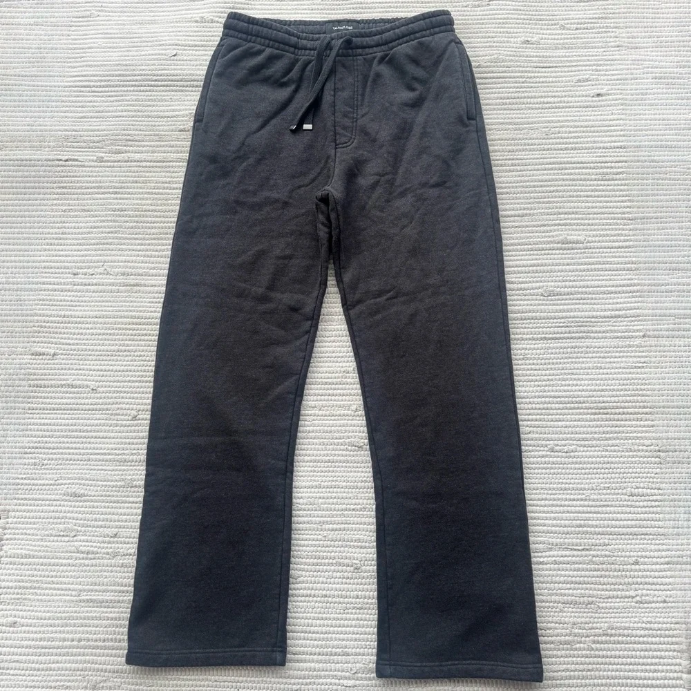 Talentless Men’s Heather Straight Leg Sweatpants – Charcoal Heather L Fleece